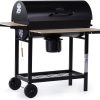 Barbecue charbon de bois "King" - 95 x 63 x 105 cm - Noir