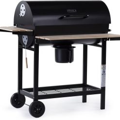 Barbecue charbon de bois "King" - 95 x 63 x 105 cm - Noir