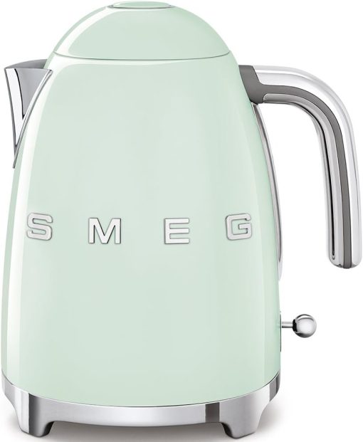Smeg, Bouilloire électrique KLF03PGEU 1,7 L, Filtre Anticalcaire Lavable, Arrêt Automatique de Sécurité, Indicateur de Niveau d'Eau, Base Antidérapante, Range Cordon, Puissance 2400W, Vert d'Eau - Image 3