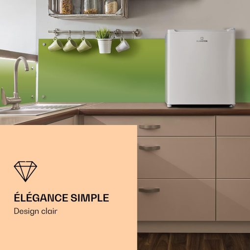 Klarstein Mini Congelateur Armoire, Petit Congélateur pour la Chambre et la Maison, Mini congélateur 33L, Congelateur Petite Taille avec Etagère, Econome en Energie, Appareil à gla?ons et Grattoir - Image 9