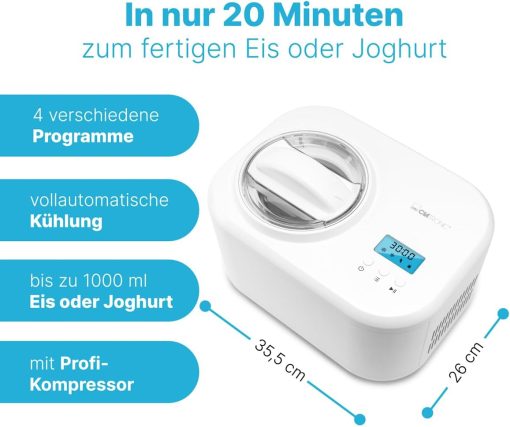 Clatronic ICM 3799 Kompressor-Eismaschine 1L - Image 2