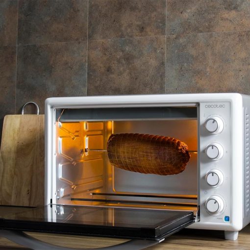 Cecotec Bake&Toast 4600 White Gyro Table Convection Oven 46 Liter, 2000 W, Interior Light, 12 Functions, Temperature up to 230o, Double Glazed Door, Includes Spit - Image 62