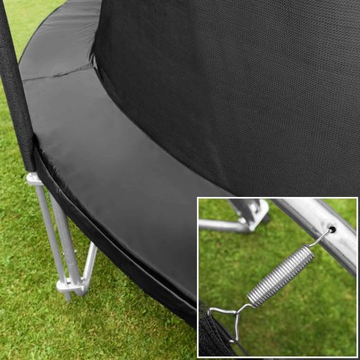 METIS Trampolines de Jardin – 2,4m, 3m, 3,7m, 4,3m, 4,6m | Trampoline Extérieur pour Enfants & Adultes avec Filets de Protection [Voyager & Apollo] | Structure Robuste - Image 9
