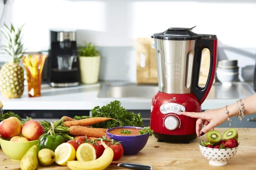 Senya SYCP-HB008R Cook & Ice V3 Red Stainless Steel Heated Blender, Soup Blender/Milled Soup, Steaming, Crushed Ice Smoothies, 1, 5L, 1400W, SYCP-HB008R - Image 26