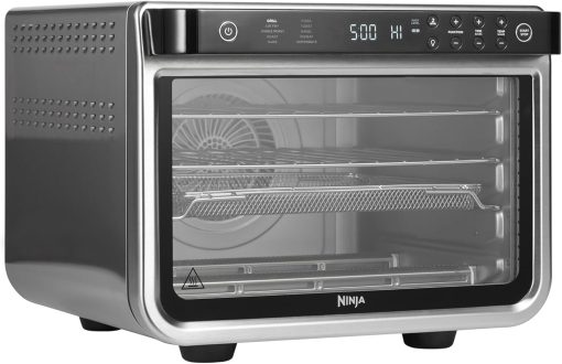 Ninja Foodi 8-in-1 Multifunctional Oven, Portable Mini Oven, Work Surfaces, Multi-Function Oven with 8 Cooking Functions; Air Fry, Roast, Grill, Bake and More Silver/Black SP101EU - Image 12