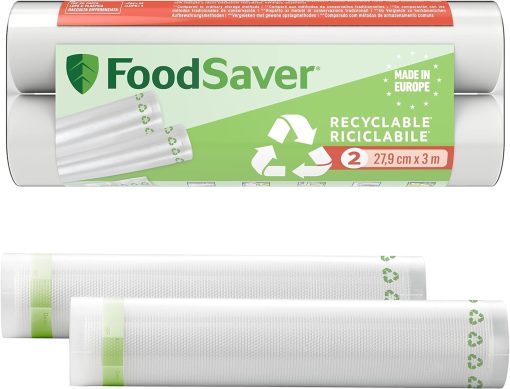 FoodSaver Machine Sous Vide avec compartiment de rangement pour rouleau et cutter, fonction marinade, inclus sacs de mise sous vide assortis et adaptateur intégré [FFS017X ] - Image 5