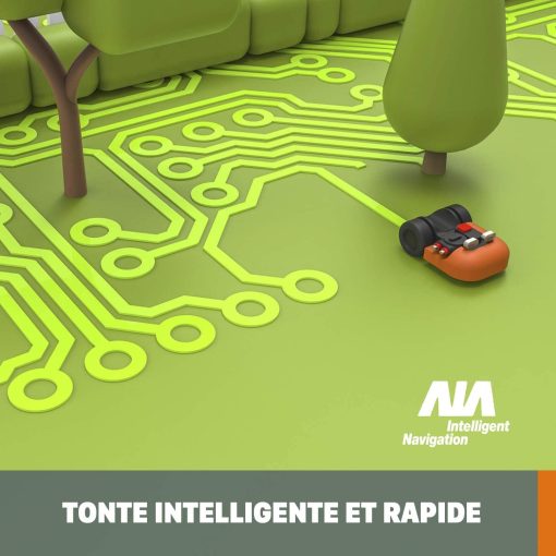 WORX LANDROID Vision WR206E.1, Robot Tondeuse sans Fil périphérique 600 m2 Surf.Max 700 m2, Installation en 30 Min, Caméra 4K + IA Adaptative, évite Tous Les Obstacles, Coupe des Bordures, Multizone - Image 55