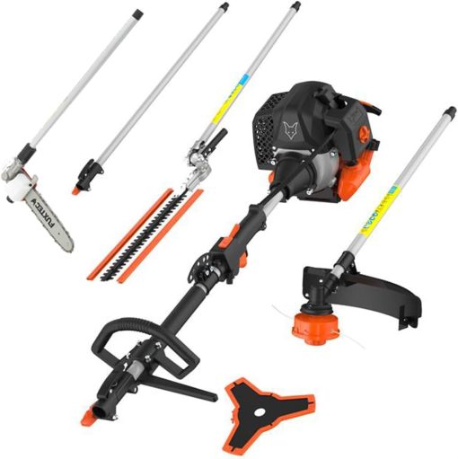 Fuxtec Débroussailleuse Thermique Multifonction 5 en 1 Multitool FX-MT152E - Easy Starter 3CV 52 cm3, Moteur 2 Temps, élagueuse Taille Haie Coupe Bordure Avec Fil ou Lame 1 Mètre Rallonge - Image 19