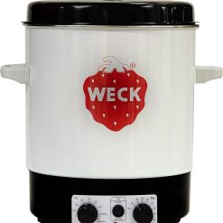 Weck Stérilisateur électrique WAT 15, 29 litres, émail, Autocuiseur programmable avec thermostat et minuterie