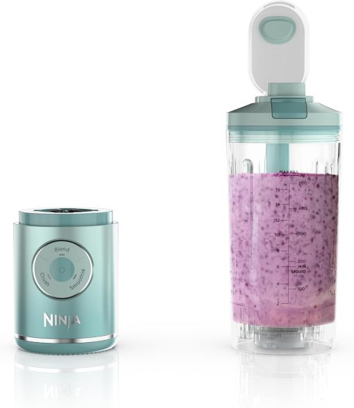 Ninja Blast Max, Portable Blender + Twist & Go, Personal Smoothie, Blend, Ice Crush, 3 Programs, Cordless, 22 oz removable Vessel, Dishwasher Safe, Leakproof, Navy, BC251NV - Image 5