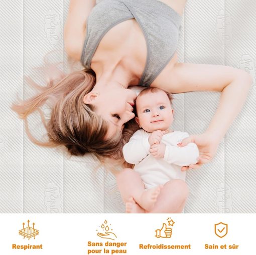 MOLPHIT Oeko-TEX Certified Mattress 90 x 190 cm, Thickness 25 cm, Independent Pocket Sprung Mattress, Adult and Children's Bed Mattress, Single Mattress, Perfect Support, Durable and Quiet - Image 22