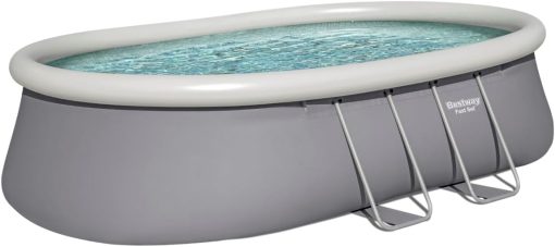Bestway Piscine autoportante Ovale Fast Set 549 x 366 x 122 cm avec Filtration - Image 4
