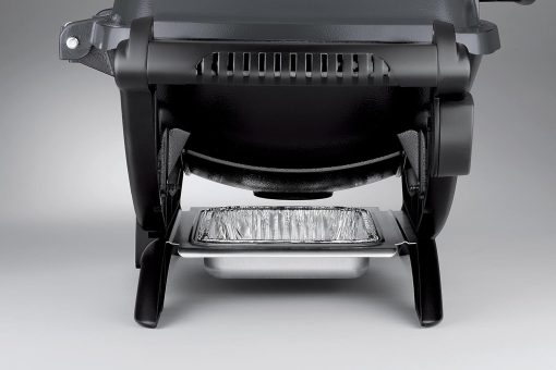 Weber Q1400 Barbecue électrique, surface de cuisson 43 x 32 cm, nomade, grille en fonte émaillée divisée en 2 parties, couvercle et cuve en fonte d'aluminium - Gris foncé (52020053) - Image 14