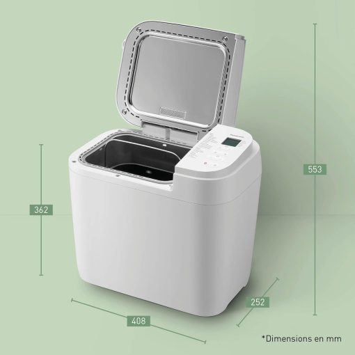 Panasonic SD-YR2550SXE Automatic Bread Maker, Raisin, Nut and Yeast Dispensers, 31 Auto Programs, Dual Temperature Sensor, 13 Hour Digital Timer, LCD Display, Silver - Image 22