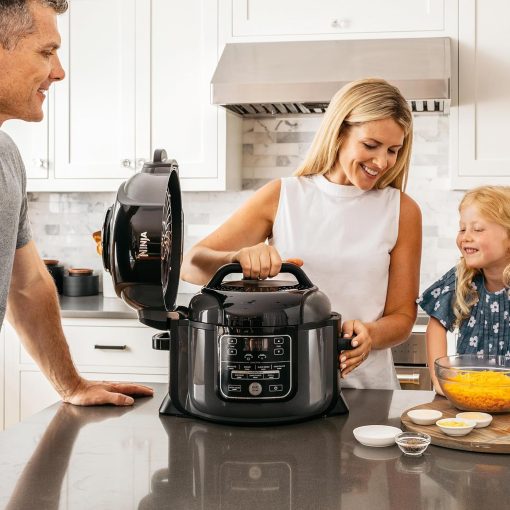 Ninja Foodi MINI 6-en-1 4.7L Multicuiseur, Autocuiseur Multifonction, Friteuse, 6 fonctions de cuisson dont Cuisson lente et Vapeur, 1460W, Gris/Noir OP100EU - Image 17