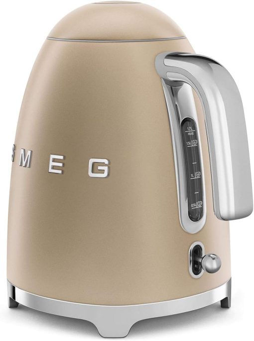 Smeg, Bouilloire électrique KLF03PGEU 1,7 L, Filtre Anticalcaire Lavable, Arrêt Automatique de Sécurité, Indicateur de Niveau d'Eau, Base Antidérapante, Range Cordon, Puissance 2400W, Vert d'Eau - Image 50