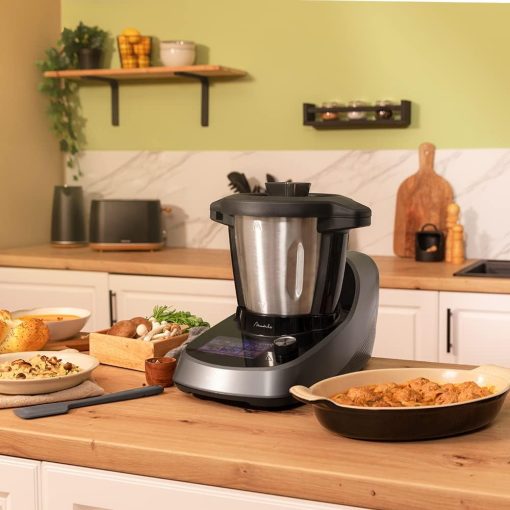 Cecotec Robot de Cuisine Mambo Black. 23 Fonctions, 10 Niveaux de Température, 1700W, 2,5 kg de Pate, Cruche de 3,3L, 10 Vitesses, Minuterie, Température Réglable de 37 °C à 120 °C - Image 49