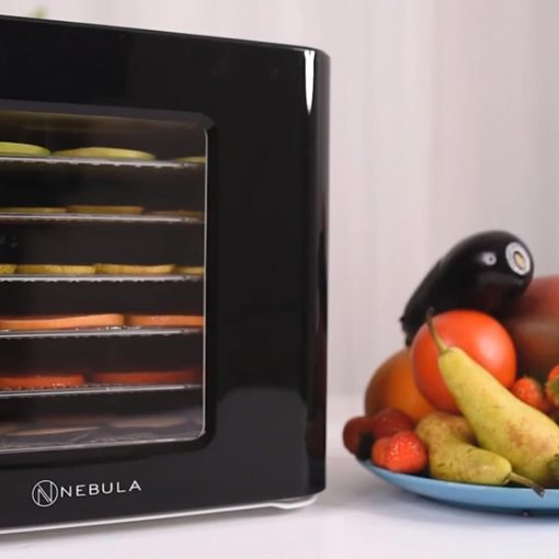 Nebula Déshydrateur Alimentaire | 6 Plateaux Acier Inoxydable | Contr?le Tactile LED | Température Réglable 35-70°C | Deshydrateur Fruits Et Légumes | Deshydratateur Alimentaire | 400W - Image 3