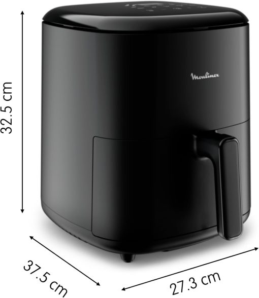 Moulinex Easy Fry Max 5L Air Fryer for Cooking in a Short Time, Energy Saving Up to 70%, Intuitive Control Panel, 10 Automatic Programs, Up to 6 People, EZ245820 - Image 9