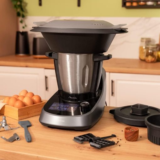 Cecotec Robot de Cuisine Mambo Black. 23 Fonctions, 10 Niveaux de Température, 1700W, 2,5 kg de Pate, Cruche de 3,3L, 10 Vitesses, Minuterie, Température Réglable de 37 °C à 120 °C - Image 53