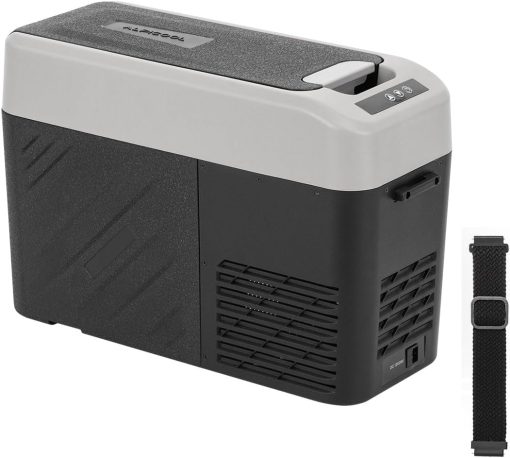 Alpicool LGMP8 8L Glaciere Portable Réfrigérateur Voiture Camping Congélateur 12/24V Mini Frigo pour Maison, Bureau ou Pique-Nique en Plein Air/ -20 à 20℃(Batterie Non Incluse)
