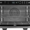 Ninja Foodi 8-in-1 Multifunctional Oven, Portable Mini Oven, Work Surfaces, Multi-Function Oven with 8 Cooking Functions; Air Fry, Roast, Grill, Bake and More Silver/Black SP101EU