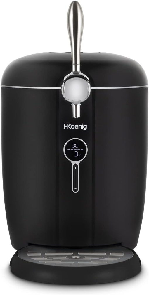 H.Koenig Tireuse à Bière compatible tous F?ts Universels Pressurisés de 5L Inox BW1778, Machine, Pompe, Pression domestique, Professionnelle, Universelle, Refroidissement intégré 4°C - Image 13