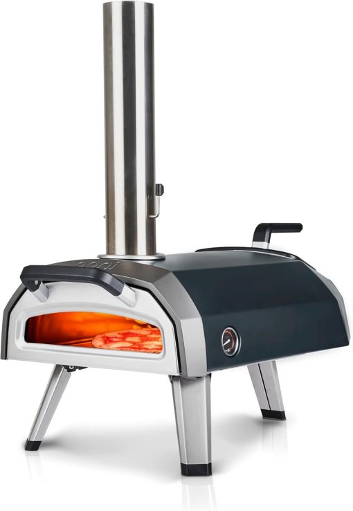 Ooni Karu 2 four à pizza multi-combustibles pour l'extérieur Four à pizza portable au bois et au gaz Pizzeria pour l'extérieur Four à pizza pour des pizzas authentiques cuites à la pierre