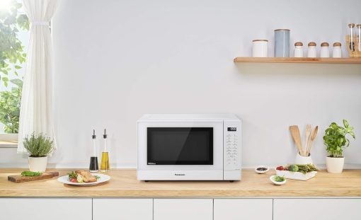 Panasonic NN-GT46KBSUG Microwave and Grill Oven with Turntable, 31 Liters, Stainless Steel, 1000 W, Grill 1100 W, 24 Auto Programs, LCD Display, Genius Sensor, Junior Menu, Black - Image 2