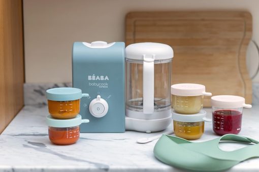 BéABA, Babycook Solo, Robot Bébé 4 en 1 Mixeur-Cuiseur, Cuisson Vapeur, Diversification alimentaire, Petits pots bébé maison, Noir - Image 24