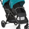 Joie - Evalite? Duo - Poussette Double Légère - Siège Arrière Inclinable à Plat - Compatible Sièges Auto Et Nacelles - Suspension 4 Roues - Harnais 5 Points SoftTouch - Dès la naissance