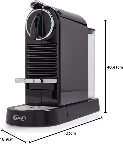 Nespresso CitiZ Coffee and Espresso Machine by De'Longhi with Milk Frother, Black, 9.3 x 14.6 x 10.9 inches - Image 8