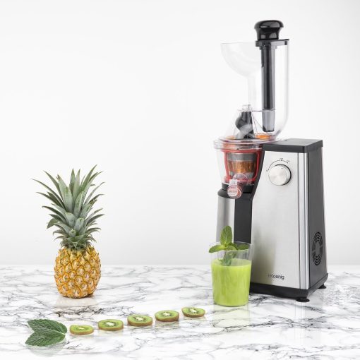 H.Koenig GSX12 Vertical Juice Extractor Stainless Steel Black, Fruit and Vegetable Juice, BPA Free, 82 mm Wide Mouth, Soft Pressure, 1 Litre, 400 W - Image 32