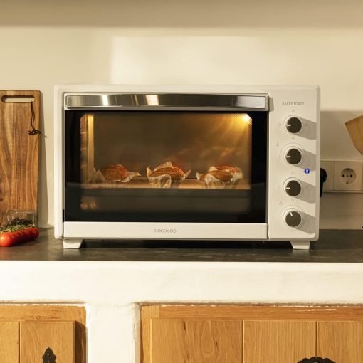 Cecotec Bake&Toast 4600 White Gyro Table Convection Oven 46 Liter, 2000 W, Interior Light, 12 Functions, Temperature up to 230o, Double Glazed Door, Includes Spit - Image 54