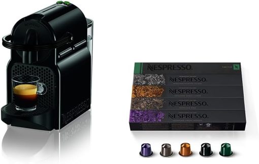 Nespresso Inissia Espresso Machine by De'Longhi,24 oz, 1200 watts, Black