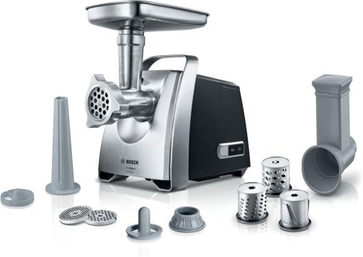 Bosch ProPower MFW67440 Hachoir à viande polyvalent – Jusqu'à 3,5 kilos de viande par minute – Puissance de 700 W, Noir - Image 2