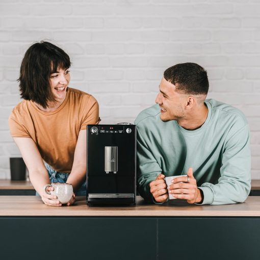 Melitta Caffeo Solo Noir Pure Black, Machine à Café à Grains avec Broyeur et Système d'Extraction des Ar?mes, Affichage LED, Mode 1 à 2 Tasses, Cafetière Expresso, Automatique, E950-222, 1400W - Image 33