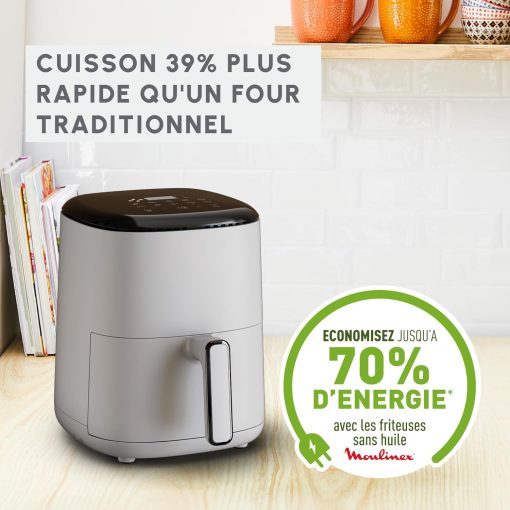 Moulinex Easy Fry Max 5L Air Fryer for Cooking in a Short Time, Energy Saving Up to 70%, Intuitive Control Panel, 10 Automatic Programs, Up to 6 People, EZ245820 - Image 14