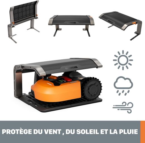 WORX LANDROID Vision WR206E.1, Robot Tondeuse sans Fil périphérique 600 m2 Surf.Max 700 m2, Installation en 30 Min, Caméra 4K + IA Adaptative, évite Tous Les Obstacles, Coupe des Bordures, Multizone - Image 36
