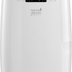 De'Longhi Tasciugo AriaDry Multi Dehumidifier DEXD216RF, Portable Dehumidifier with 3-Action Filtration, Dry Function, 16L/Day Moisture Absorption, R290, Removable Tank, White