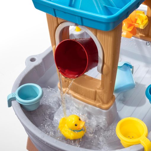 Step2 Rain Shower Splash Table d'eau avec 13 Accessoires - Bleu & Vert | Table Jeux d'eau | Table d’activité pour Le Jardin, Table Activité Eau | Table d'eau Extérieur - Image 14