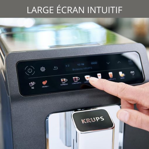 KRUPS Evidence Eco-Design Automatic Cappuccino and Espresso Machine, Exceptional Taste, Quattro Force, Milk-Based Drinks with One-Touch System, 8 Preset Drinks, EA897A - Image 30