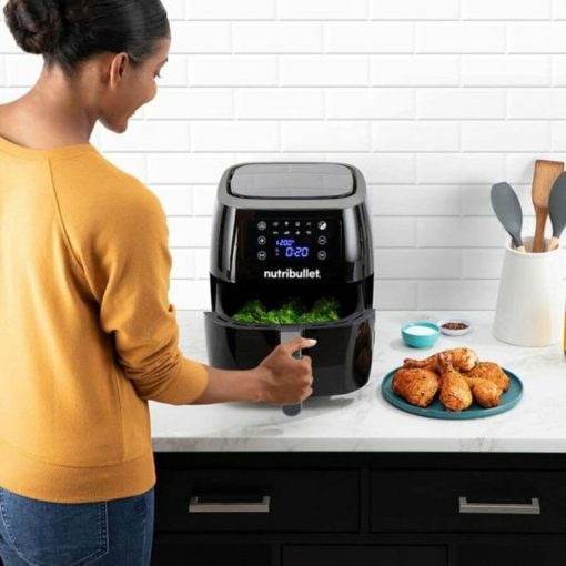 nutribullet Air Fryer Double Tray 8L with 8 Functions, 2300W Oil-Free Air Fryer, Hot Air Fryer with 8 Cooking Modes, and Also Bake, Frying, Grill All Your Food, Black, NBA081B - Image 24