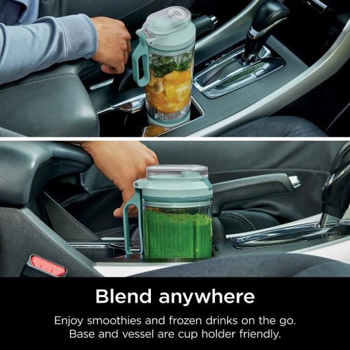 Ninja Blast Max, Portable Blender + Twist & Go, Personal Smoothie, Blend, Ice Crush, 3 Programs, Cordless, 22 oz removable Vessel, Dishwasher Safe, Leakproof, Navy, BC251NV - Image 35