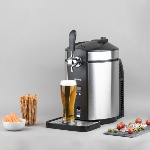 H.Koenig Tireuse à Bière compatible tous F?ts Universels Pressurisés de 5L Inox BW1778, Machine, Pompe, Pression domestique, Professionnelle, Universelle, Refroidissement intégré 4°C - Image 12