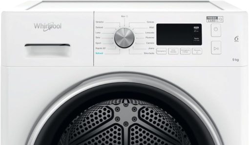 Whirlpool Sèche-linge autoportant avec pompe à chaleur 9 kg FFT M11 9 x 2BS IT R, classe énergétique A++, largeur 59,5 cm, hauteur 84,9 cm, profondeur 64,9 cm - Image 2