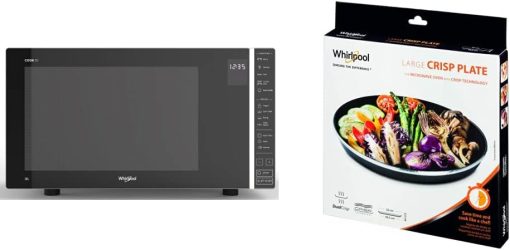 Whirlpool MWP 303 SB Microwave Oven, 30 Litre, Silver/Black - Image 6