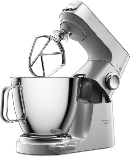 Kenwood Titanium Chef Baker KVC65.001WH, Pastry Robot with Integrated Scales, Including 3-Piece Pastry Set, Spatula & Splash Protection, 1200 W, White - Image 28