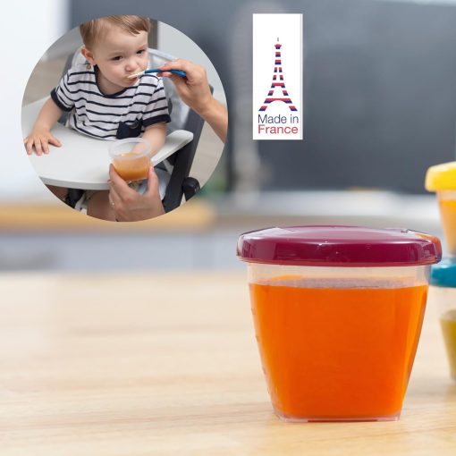 Babymoov Nutribaby(+), Robot Cuiseur Bébé Multifonctions 6 en 1, Cuiseur Vapeur Mixeur, Grande Capacité 2,2L, Petits Pots Bébé Faits Maison, Idéal Diversification Alimentaire, Gris - Image 7