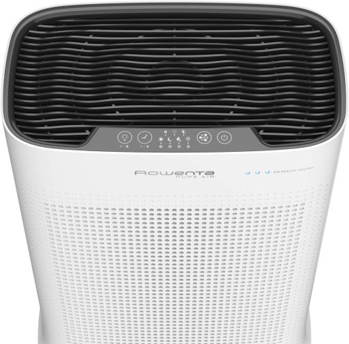 Rowenta Nanocaptur+ Pure Air Purifier, Silent, Automatic, 4 Filtration Levels, Treatment of Allergens and Fine Particles PU3040F0, White - Image 5